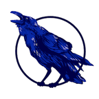 Blue Raven Bar logo sign